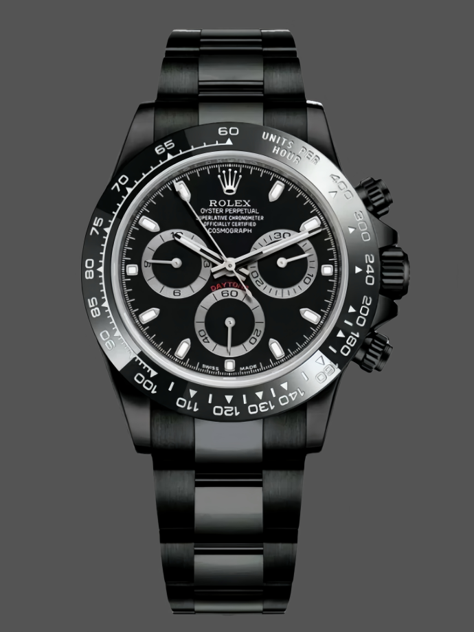 rolex cosmograph daytona 116500ln carbon black coated