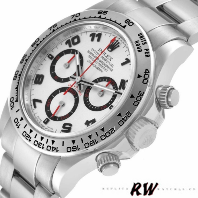 rolex cosmograph daytona 116509 silver arabic dial white gold 40mm3 rolex cosmograph daytona 116509 silver arabic dial white gold 40mm3