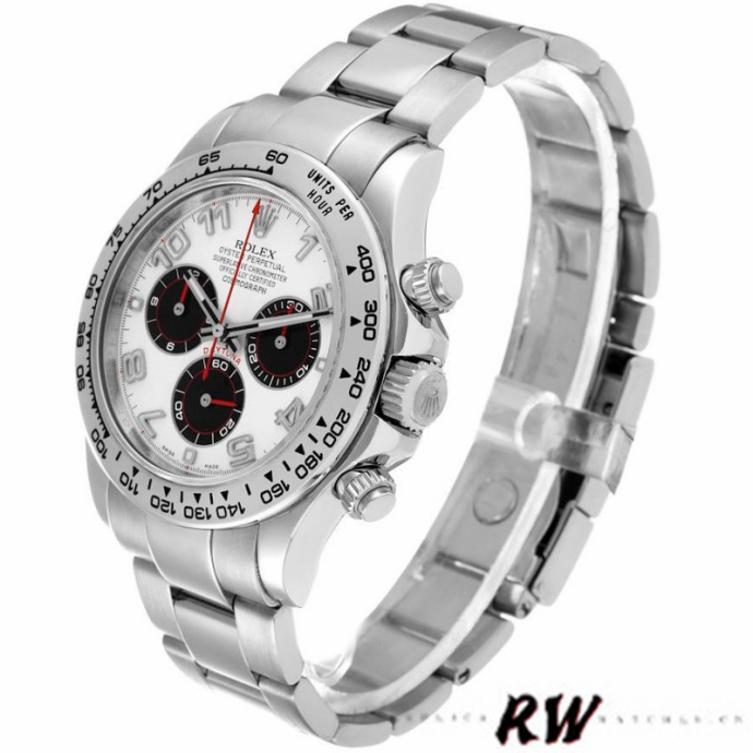 rolex cosmograph daytona 116509 white arabic dial white gold 40mm12 rolex cosmograph daytona 116509 white arabic dial white gold 40mm12