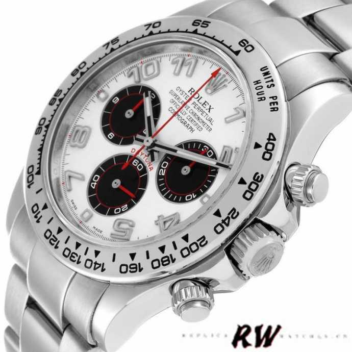 rolex cosmograph daytona 116509 white arabic dial white gold 40mm13 rolex cosmograph daytona 116509 white arabic dial white gold 40mm13