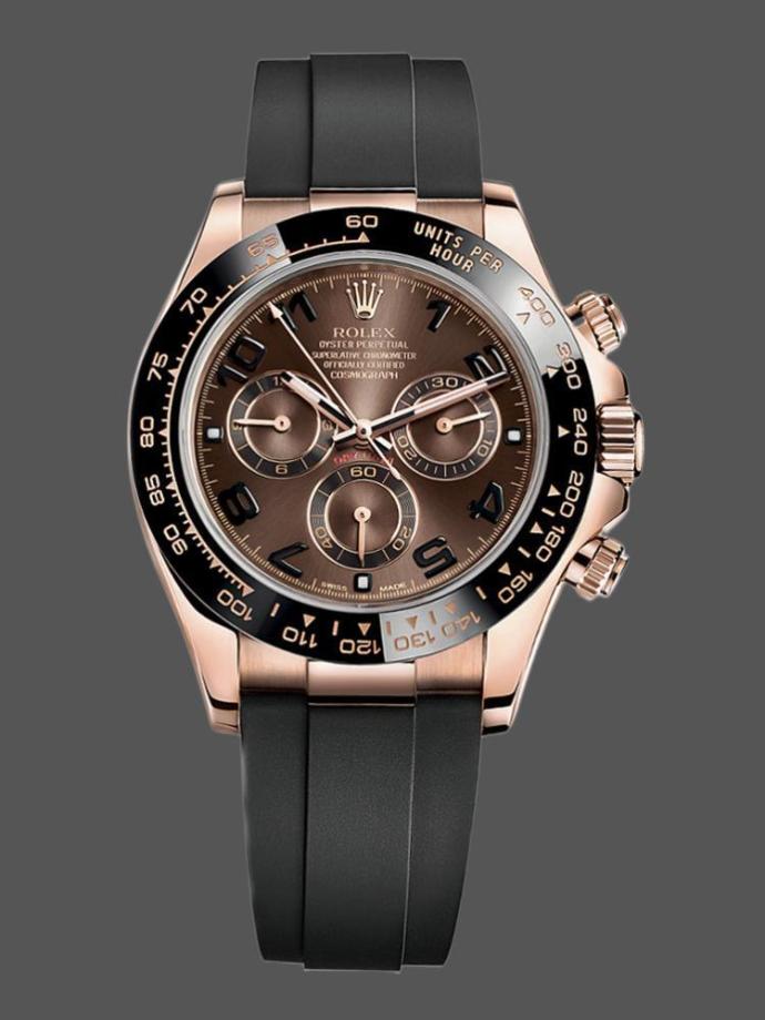 rolex cosmograph daytona 116515ln chocolate arabic dial1