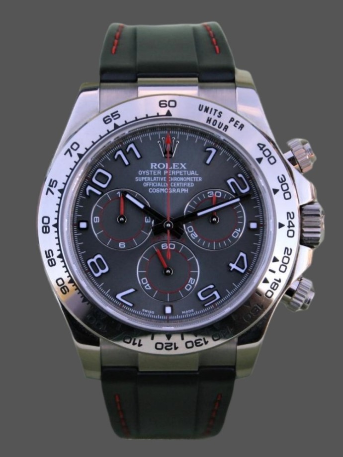 rolex cosmograph daytona 116519 grey racing dial 40mm mens replica