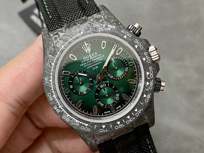 rolex cosmograph daytona diw carbon fiber green dial 40mm men's3 rolex cosmograph daytona diw carbon fiber green dial 40mm men's3