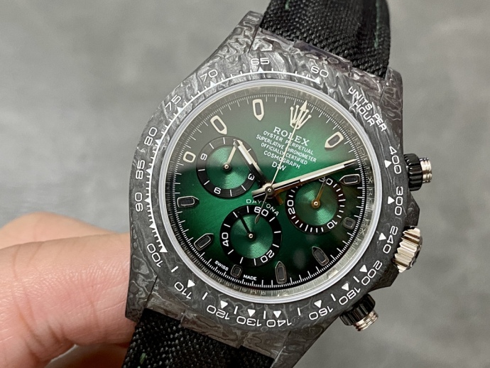 rolex cosmograph daytona diw carbon fiber green dial 40mm men's4 rolex cosmograph daytona diw carbon fiber green dial 40mm men's4