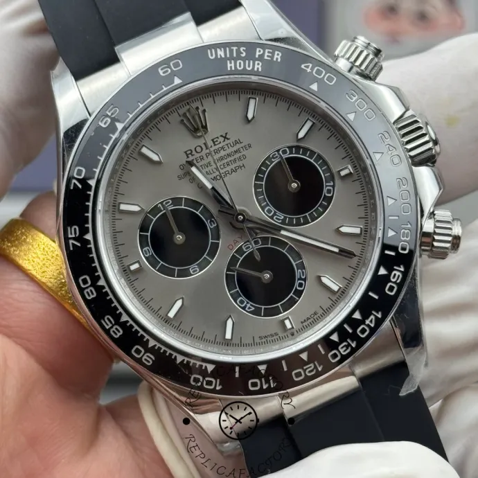 rolex daytona 126519ln 0006 40mm silver ghost dial white gold5 rolex daytona 126519ln 0006 40mm silver ghost dial white gold5