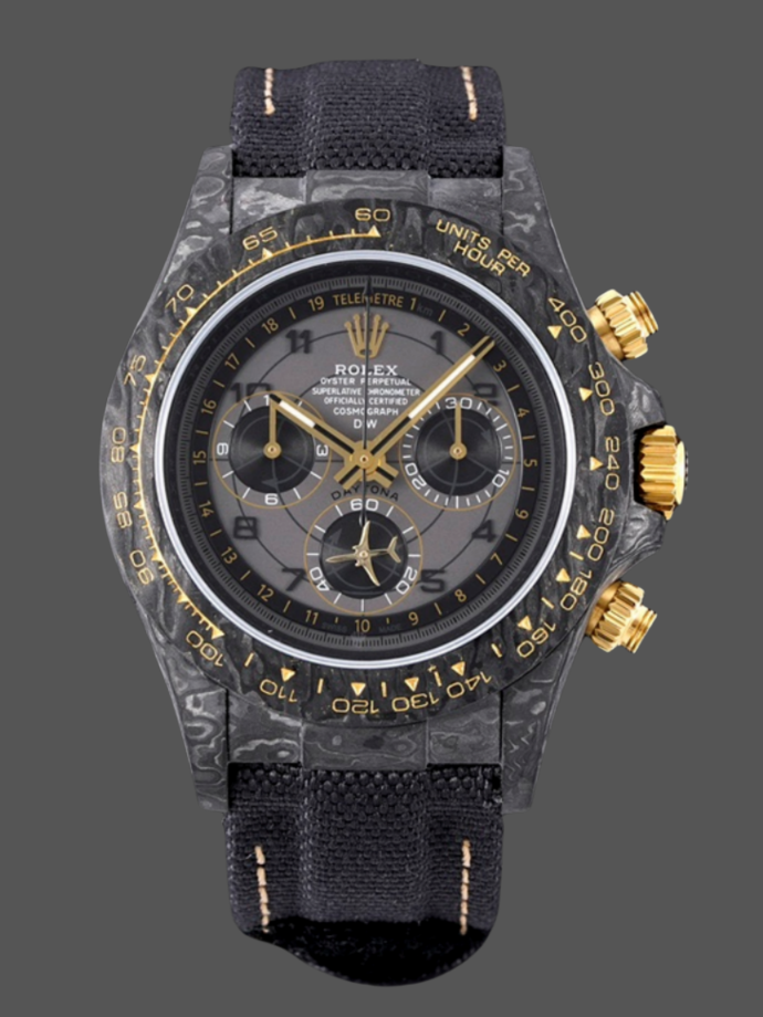 rolex daytona diw black carbon fiber luminous limited edition 40mm