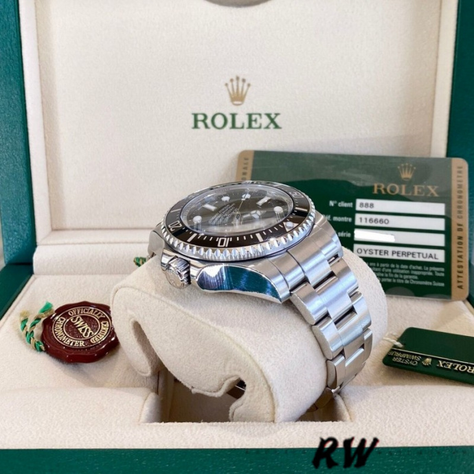 rolex sea dweller deepsea 116660 stainless steel black dial 44mm10 rolex sea dweller deepsea 116660 stainless steel black dial 44mm10