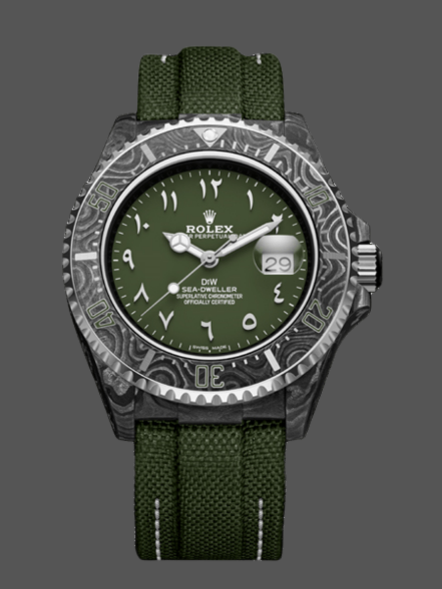 rolex sea dweller diw carbon hunter arabic 43mm luxury mens rolex sea dweller diw carbon hunter arabic 43mm luxury mens