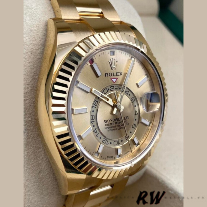 rolex sky dweller m336938 0004 yellow gold champagne dial 42mm11 rolex sky dweller m336938 0004 yellow gold champagne dial 42mm11