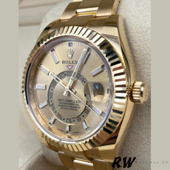 rolex sky dweller m336938 0004 yellow gold champagne dial 42mm12 rolex sky dweller m336938 0004 yellow gold champagne dial 42mm12