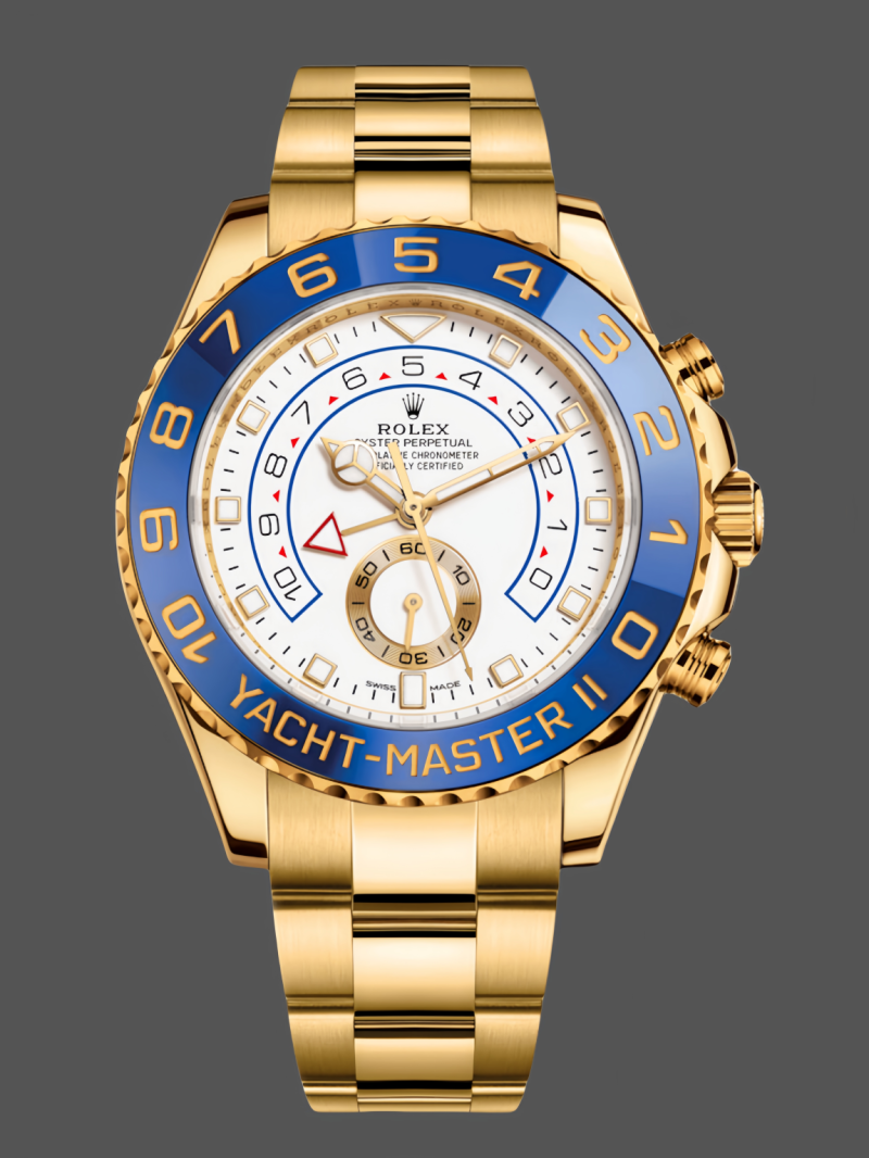 rolex yacht master ii 116688 white dial 44mm mens replica watch