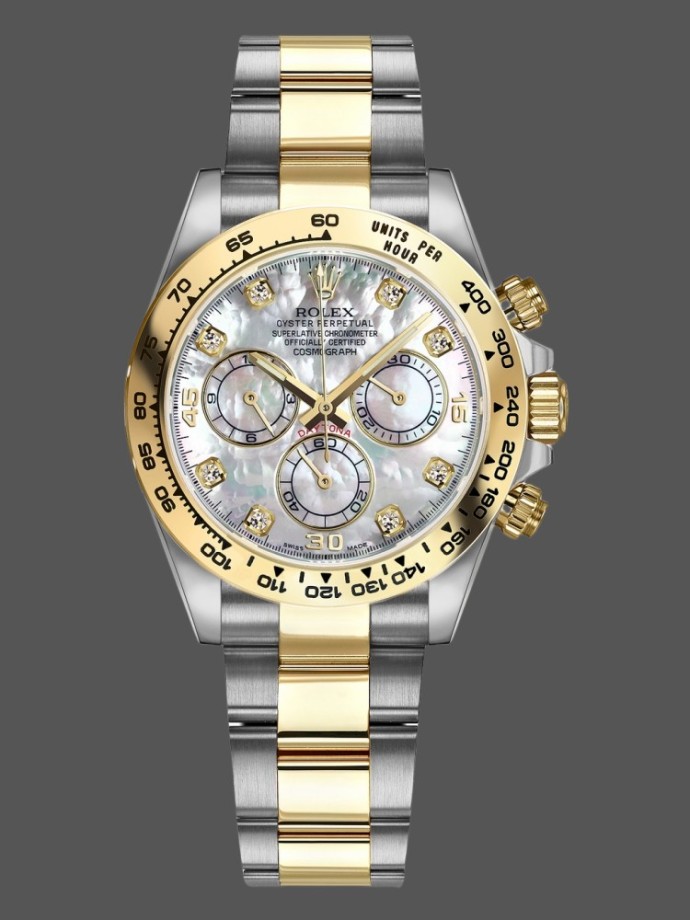 rolex cosmograph daytona 116503 white mother of pearl dial 40mm