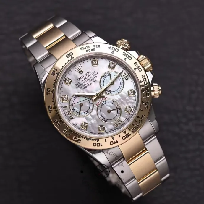 rolex cosmograph daytona 116503 white mother of pearl dial 40mm5 rolex cosmograph daytona 116503 white mother of pearl dial 40mm5