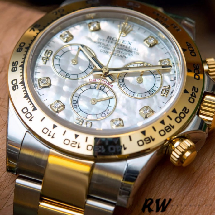 rolex cosmograph daytona 116503 white mother of pearl dial 40mm9 rolex cosmograph daytona 116503 white mother of pearl dial 40mm9