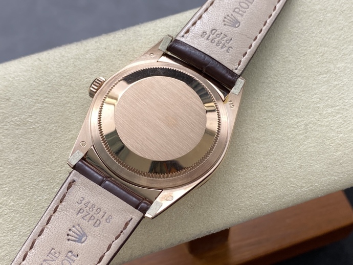 rolex day date 36 yellow gold case 118135 0101 brown leather watch10 rolex day date 36 yellow gold case 118135 0101 brown leather watch10