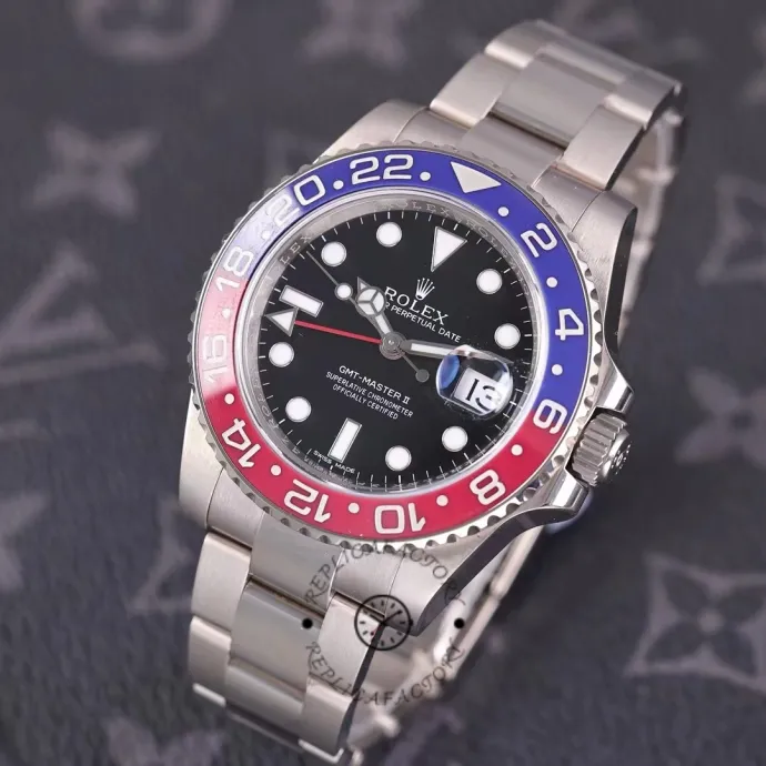 rolex gmt master ii 116719blro white gold pepsi black dial 40mm3 rolex gmt master ii 116719blro white gold pepsi black dial 40mm3