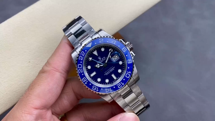 rolex gmt master ii 126710 wildman 904l ss blue dial on ss rolex gmt master ii 126710 wildman 904l ss blue dial on ss