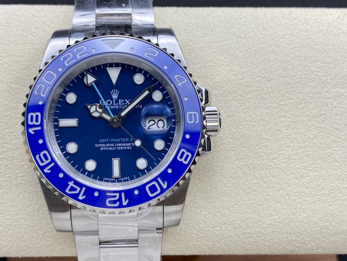 rolex gmt master ii 126710 wildman 904l ss blue dial on ss1 rolex gmt master ii 126710 wildman 904l ss blue dial on ss1