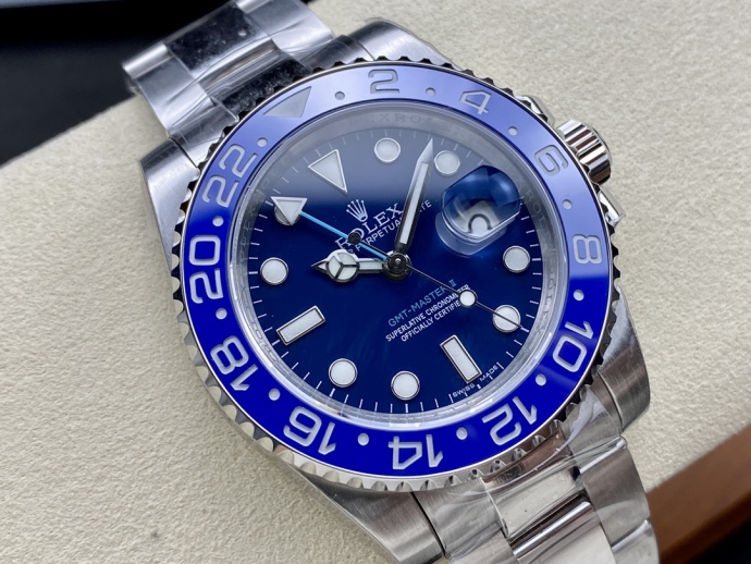 rolex gmt master ii 126710 wildman 904l ss blue dial on ss2 rolex gmt master ii 126710 wildman 904l ss blue dial on ss2