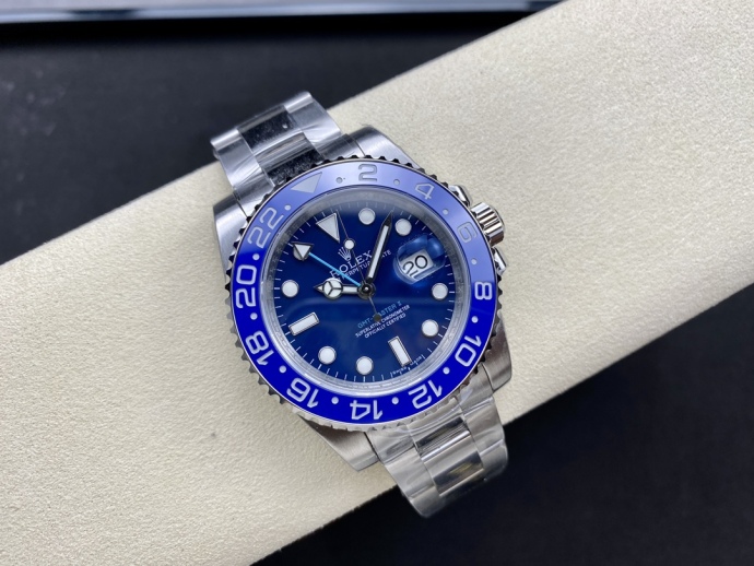 rolex gmt master ii 126710 wildman 904l ss blue dial on ss4 rolex gmt master ii 126710 wildman 904l ss blue dial on ss4