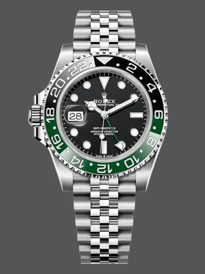 rolex gmt master ii 126720vtnr black dial stainless steel 40mm