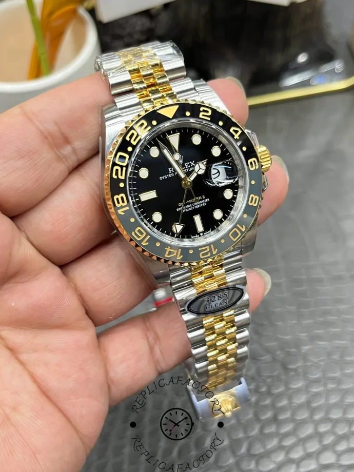 rolex gmt master ii black dial steel 18kt yellow gold4 rolex gmt master ii black dial steel 18kt yellow gold4