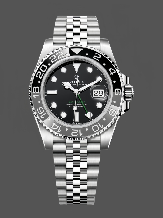 rolex gmt master ii automatic black dial m126710grnr 0003