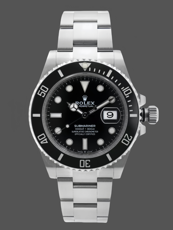rolex submariner 16610 stainless steel 40mm black dial mens replica watch