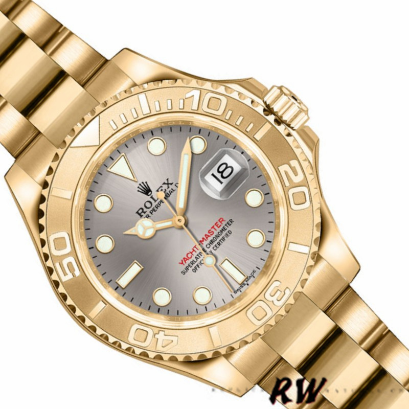 rolex yacht master 169628 yellow gold grey dial 29mm lady replica2 rolex yacht master 169628 yellow gold grey dial 29mm lady replica2