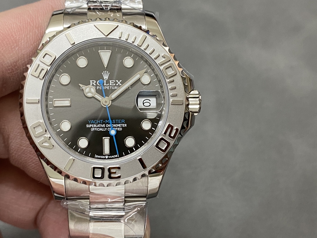 rolex yacht master 37 automatic slate grey dial platinum bezel steel1 rolex yacht master 37 automatic slate grey dial platinum bezel steel1