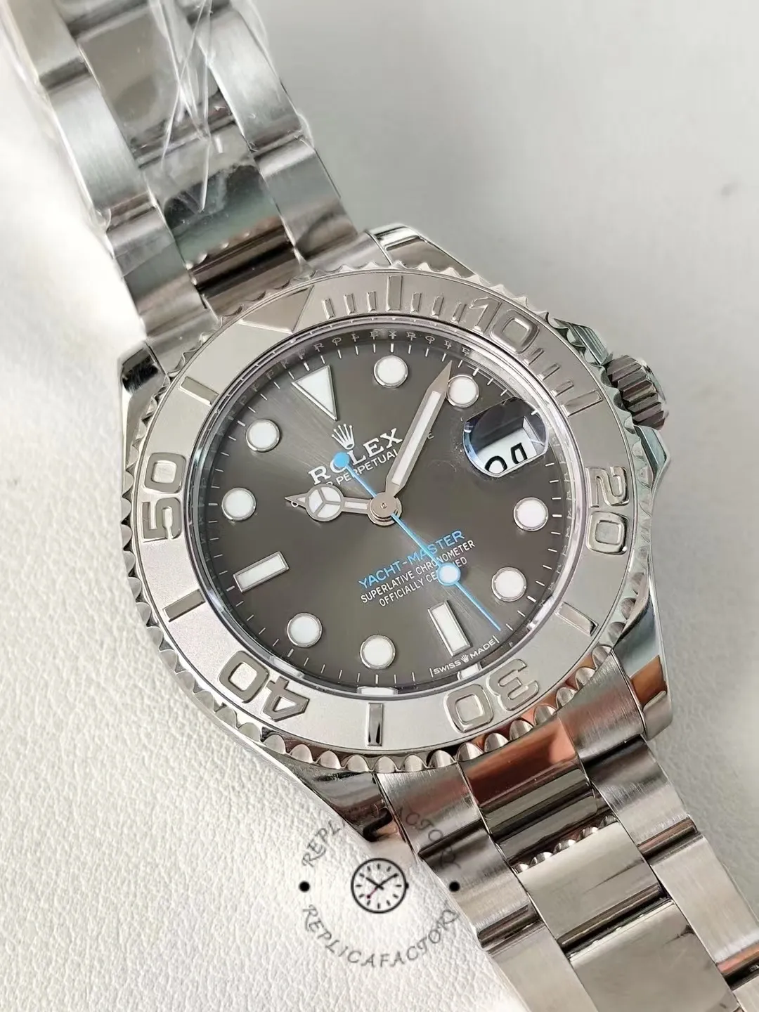 rolex yacht master 37 automatic slate grey dial platinum bezel steel11 rolex yacht master 37 automatic slate grey dial platinum bezel steel11