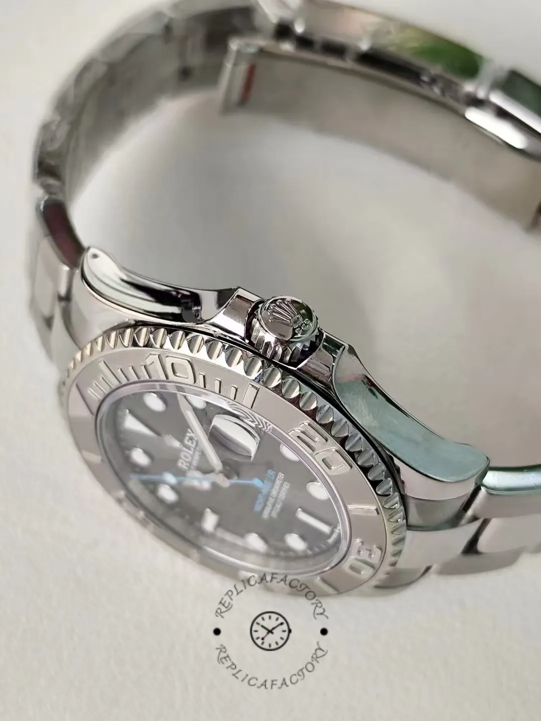 rolex yacht master 37 automatic slate grey dial platinum bezel steel14 rolex yacht master 37 automatic slate grey dial platinum bezel steel14
